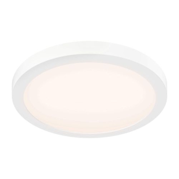 DALS Prime 12" Plastic LED Flush Mount - CCT Selectable - 120V - White