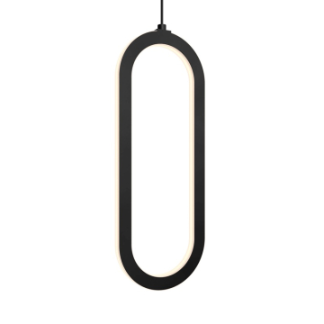 DALS Atom LED Pendant Light - 24W - CCT Selectable - 120V - Black