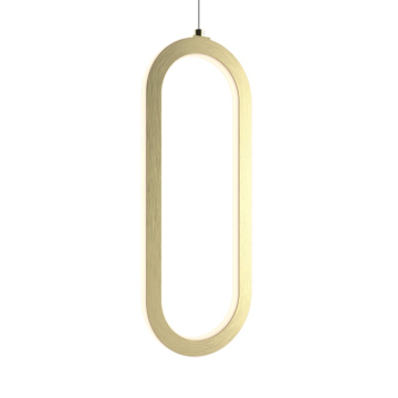 DALS Atom LED Pendant Light - 24W - CCT Selectable - 120V - Gold