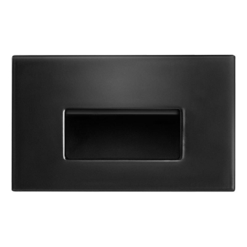 RAB 3W Horizontal Recessed LED Step Light - 4000K - 38 Lumens - 120V - Black