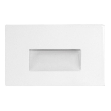 RAB 3W Horizontal Recessed LED Step Light - 2700K - 81 Lumens - 120V - White