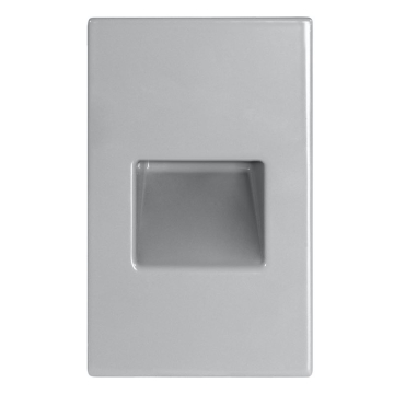 RAB 3W Vertical Recessed LED Step Light - 4000K - 59 Lumens - 120V - Silver