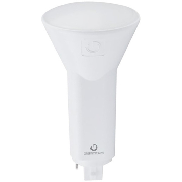 Green Creative 6W LED PL Lamp - 4-Pin G24q/GX24q Base - 4000K - 620 Lumens - Ballast Compatible