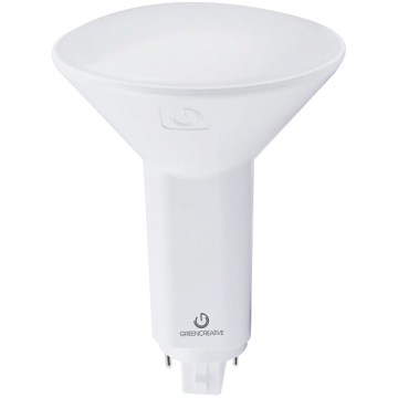 Green Creative 9.5W LED PL Lamp - 0-10V Dimming - 4-Pin G24q/GX24q Base - 3000K - 1,000 Lumens - Ballast Compatible 