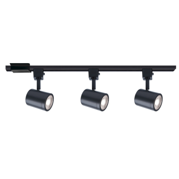 WAC Lighting Charge 8010 LED 3-Light Adjustable H-Track Head Kit - 2,595 Lumens - 27W - CCT Selectable - 120V - Black