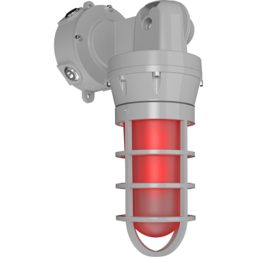 RAB HAZVX Hazardous Location Vaporproof Light - 421 Lumens - 20W - Red - 120-277V