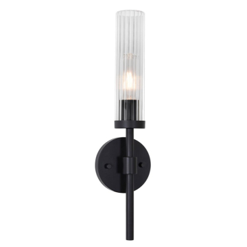 AFX Huntington 18" Medium Base Wall Sconce - 120V - Black