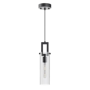 AFX Houston 4" Medium Base Pendant - 120V - Black