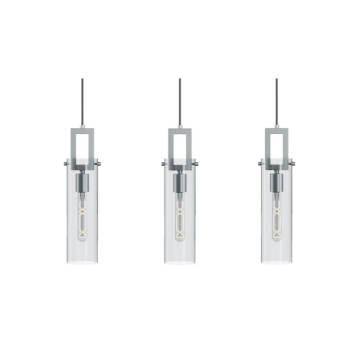 AFX Houston 3-Light Linear Pendant - 120V - Satin Nickel