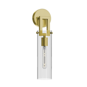 AFX Houston 17" Medium Base Wall Sconce - 120V - Light Antique Brass