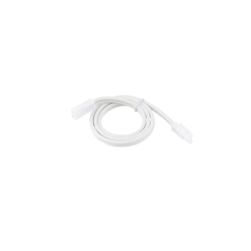 WAC Lighting Extension Joiner Cable for Line Voltage Puck Light - White