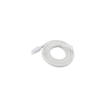 WAC Lighting Extension Joiner Cable for Line Voltage Puck Light - White