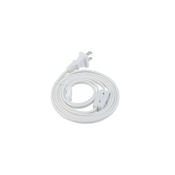 WAC Lighting 72" Power Cord with Roll Switch for Line Voltage Puck Light - Black