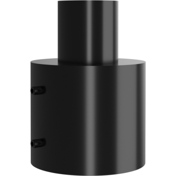 RAB Heritage Pole Adaptor Tenon 2 3/8" to 4" - Black