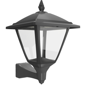 RAB Heritage Square Decorative LED Lantern - 15,401 Max Lumens - 60 | 80 | 100 | 120W - Type III/Type V Selectable Optics - Wall Mount - 120-277V - Bronze