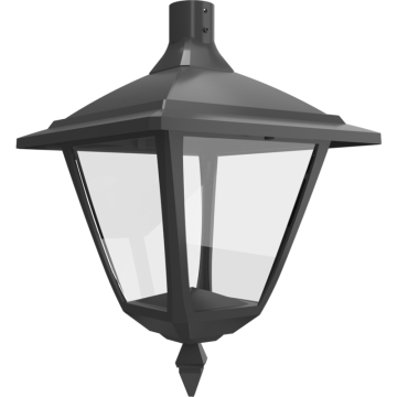 RAB Heritage Square Decorative Lantern with EX39 Base - Pendant Mount - 120-277V - Bronze