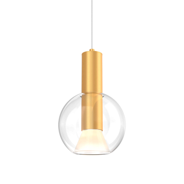 DALS Iris LED Pendant Light - 12W - CCT Selectable - 120V - Gold
