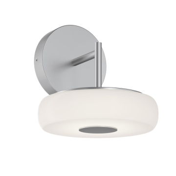 AFX June 8" LED Wall Sconce - 600 Lumens - 10W - CCT Selectable - 120-277V - Satin Nickel