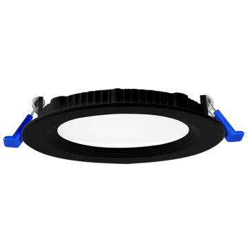 Lotus 4" Round Regressed Baffle LED Downlight - 10W - CCT Selectable - 700 Lumens - Black