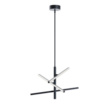AFX Knoll 24" LED Pendant - 1,300 Lumens - 40W - CCT Selectable - 120-277V - Black