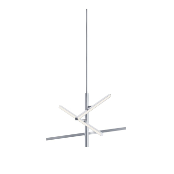 AFX Knoll 24" LED Pendant - 1,300 Lumens - 40W - CCT Selectable - 120-277V - Polished Chrome