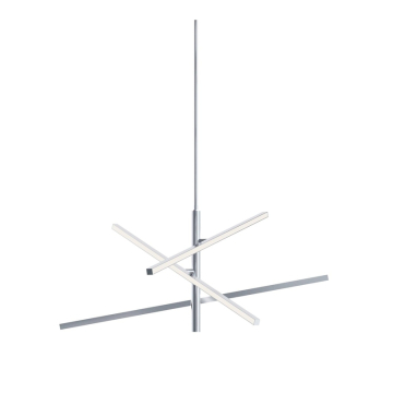 AFX Knoll 36" LED Pendant - 2,200 Lumens - 50W - CCT Selectable - 120-277V - Polished Chrome