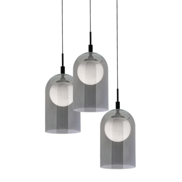 AFX Kiran 3-Light LED Round Pendant - 45W - 3000K - 120V - Black