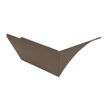 Keystone Area Light Left-side Mounted Glare Shield - Medium Size - Bronze