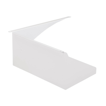 Keystone Area Light Right-side Mounted Glare Shield - Medium Size - White