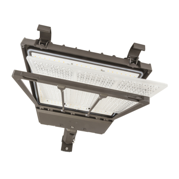 Keystone XFit OpticSwap LED Area Light - 40,650 Max Lumens - 185 | 210 | 290W - Slipfitter Mount - Type III, IV + V Included - 120-277V - Bronze