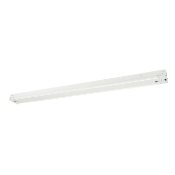 Keystone 48" 1 Lamp LED T8 Tube Strip Fixture - Tubes Included - 4000K - 120-277V