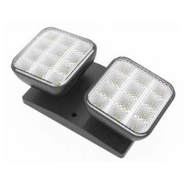 Keystone Double LED Remote Head for Emergency Light - Black