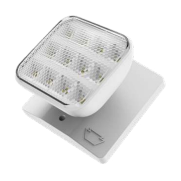 Keystone Single LED Remote Head for Emergency Light - White
