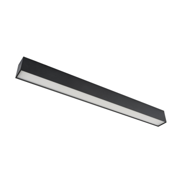 Keystone Linta 48" LED Linear Architectural Fixture - Up & Down Light - Pendant - CCT Selectable - 120-277V - Black