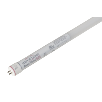 Keystone 48" T5HO Shatterproof LED Lamp - 3,500 Lumens - 25W - CCT Selectable - 120-277V - Single or Double Ended