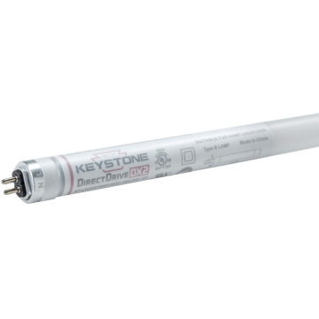 Keystone 48" LED T5 HO Tube - 25W - 6500K - 120-277V - Single or Double Ended