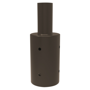 Keystone Vertical Pole Mount Top Tenon Adapter for 4" Round Poles