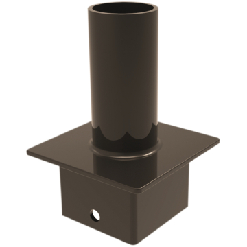 Keystone Vertical Pole Mount Top Tenon Adapter for 4" Square Poles