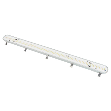 Keystone 48" LED Vapor Tight - 9,800 Max Lumens - 44 | 64 | 75W - CCT Selectable - 120-277V - Gray