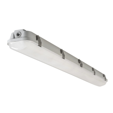 Keystone 48" LED Vapor Tight - 11,250 Max Lumens - 45 | 65 | 75W - CCT Selectable - 120-277V - Gray
