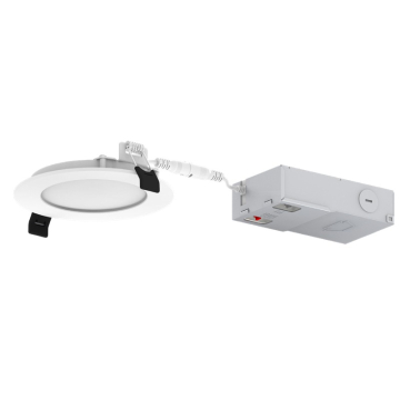 Keystone LED Slim Wafer Downlight - 4" Round - CCT Selectable - 9W - 120V - Phase Dimming