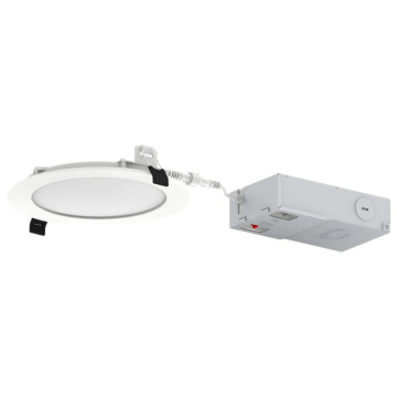 Keystone LED Slim Wafer Downlight - 6" Round - CCT Selectable - 13W - 120V - Phase Dimming