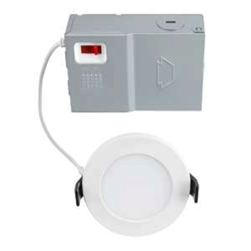 Keystone Circa 3" Round LED Slim Wafer Downlight - Smooth Trim - CCT Selectable - 6.5W - 120V - White