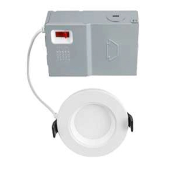 Keystone Circa 3" Round LED Slim Wafer Downlight - Recessed Trim - CCT Selectable - 6.5W - 120V - White
