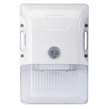 Keystone XFit LED Mini Wall Pack - 20W - CCT Selectable - Photocell - 120-277V - White