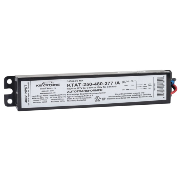 Keystone High Voltage Step Down Transformer - 250W Max - 480V/277V