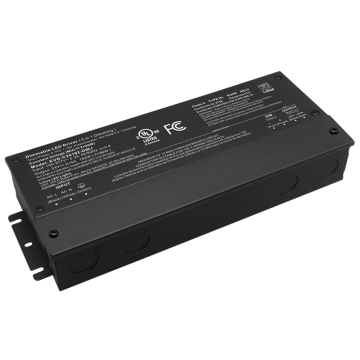 Lotus 192W 5-in-1 Dimmable LED Driver - 120-277V Input / 24V DC Output