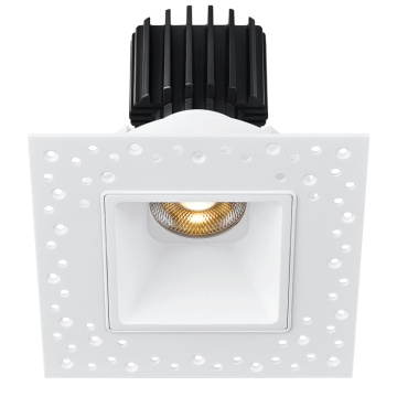Lotus Tangra 3" LED Fixed Square Deep Regressed Invisible Trim Downlight - 11 | 15W