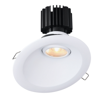 Lotus Tangra 4" LED Gimbal Round Sloped Wide Trim Downlight - 11 | 15W