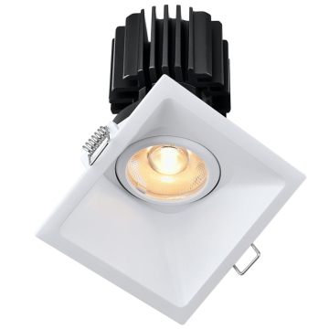 Lotus Tangra 4" LED Gimbal Square Sloped Thin Trim Downlight - 11 | 15W